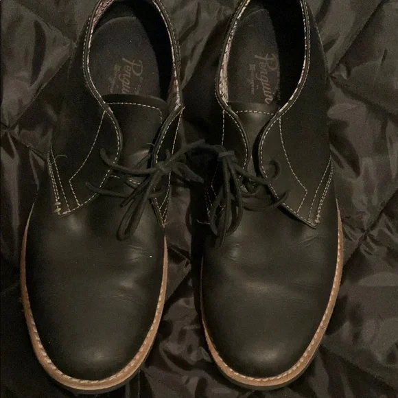 Original Penguin Black Oxfords Classic Design Original Penguin Dress Shoes Mens 9 Willie OP Lace Up Casual  main image 3